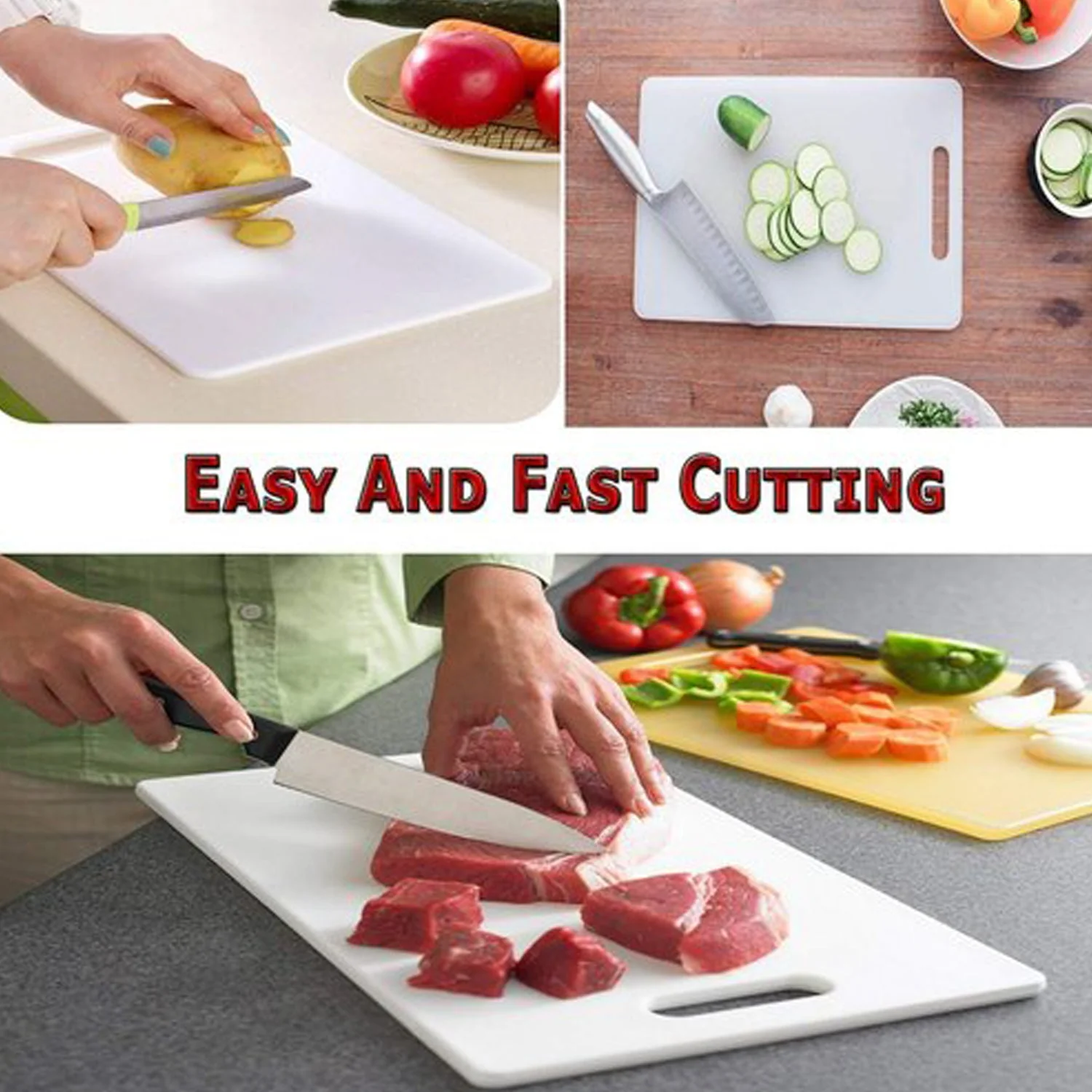 Plastic Chopping Board – Large, Durable & Hygienic | Cisora - Image 4