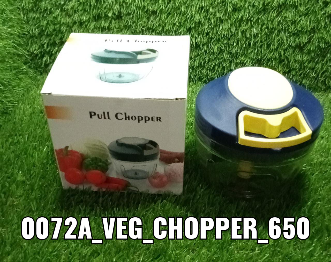 Vegetable Chopper – 4 Blades, 650ml Capacity | CookAura - Image 9