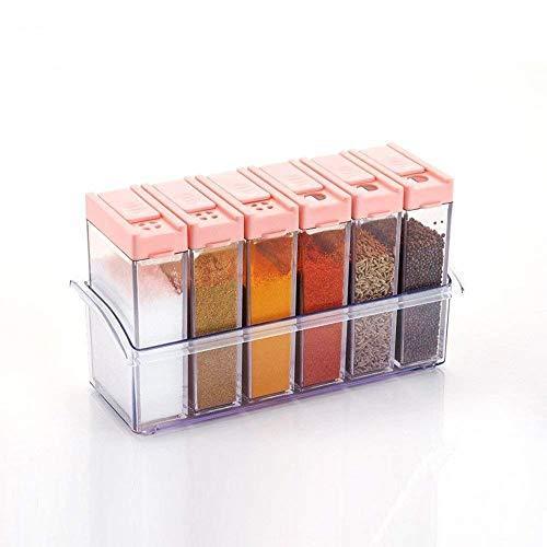 Plastic Spice Jars – Airtight 6-Piece Multicolor Set | Tidy Table - Image 5