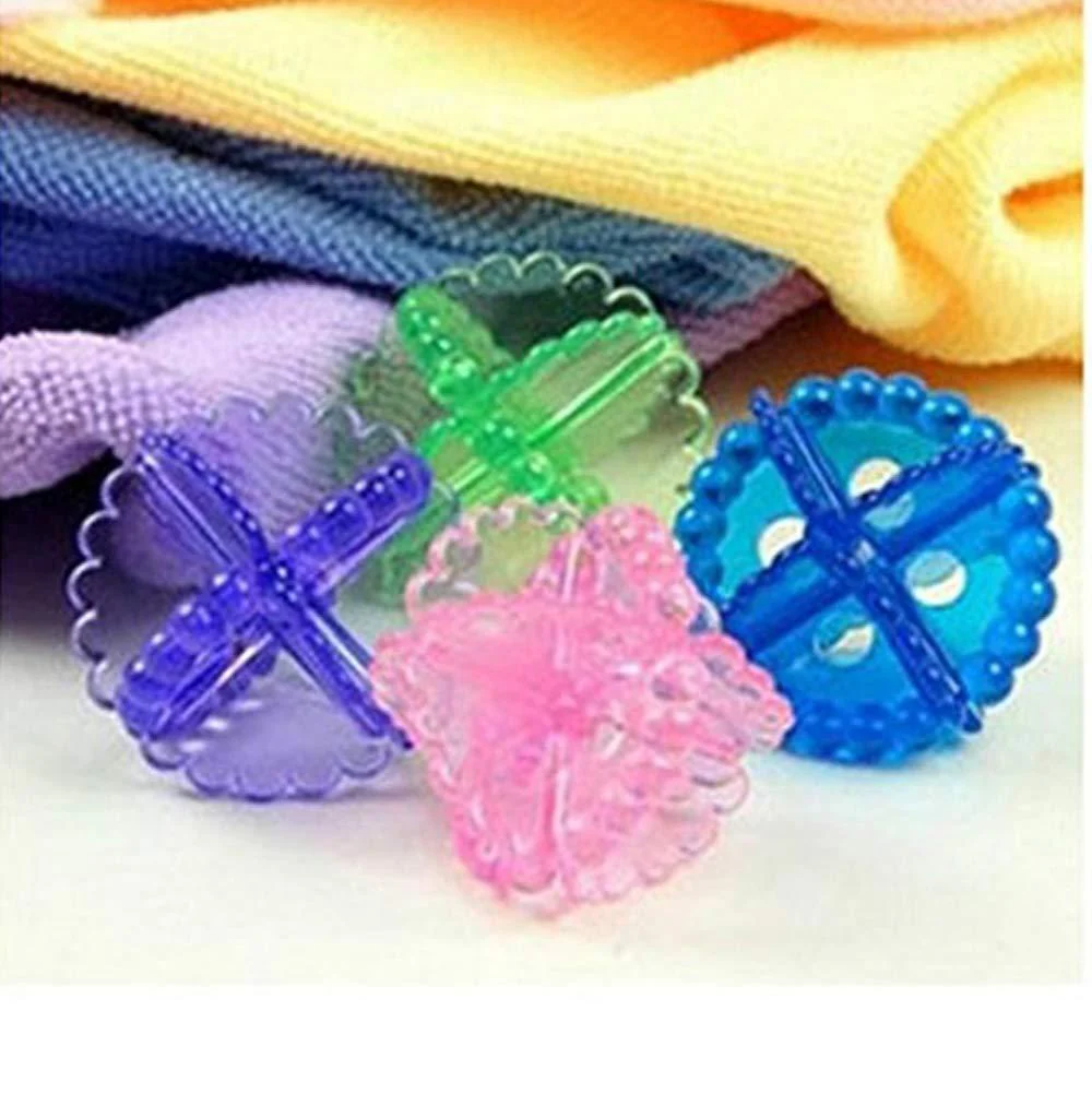 Detergent-Free Laundry Balls – 4 Pcs for Eco-Friendly Wash | Velvet Wipe - Image 6