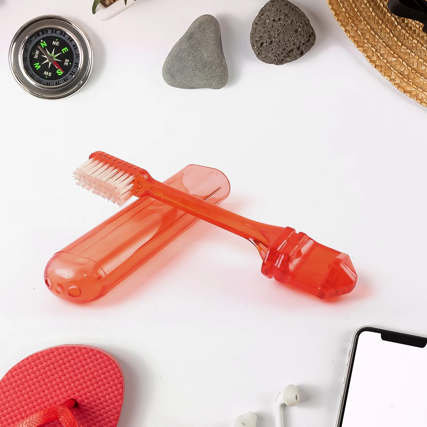 Foldable Toothbrush – Portable, Hygienic Travel Brush with Case - Image 3