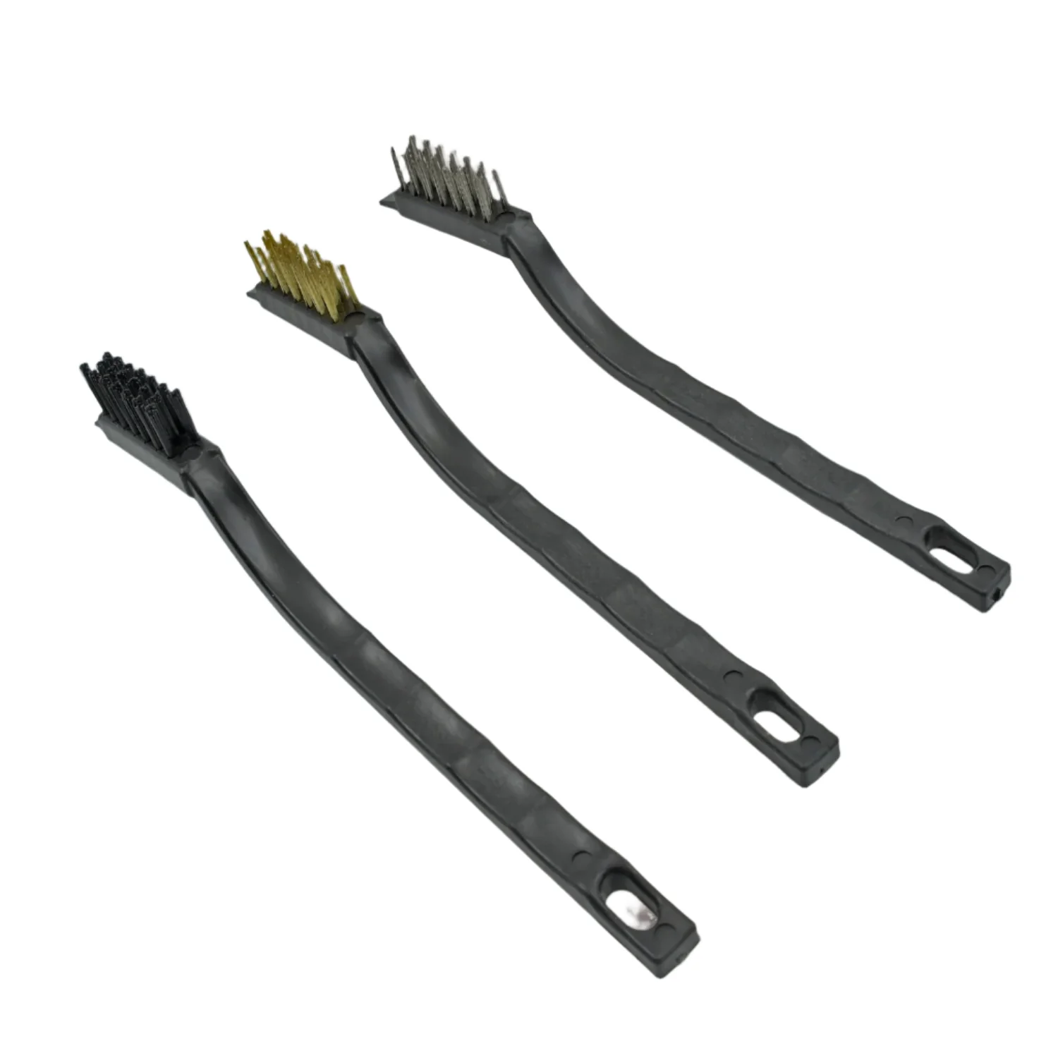 Mini Wire Brush Set – Steel, Nylon, Brass for Cleaning | DeoDap - Image 3
