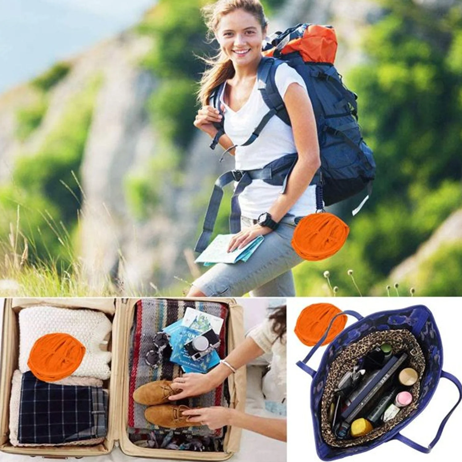 Foldable Laundry Basket – Space-Saving Mesh Hamper | Organivo - Image 3