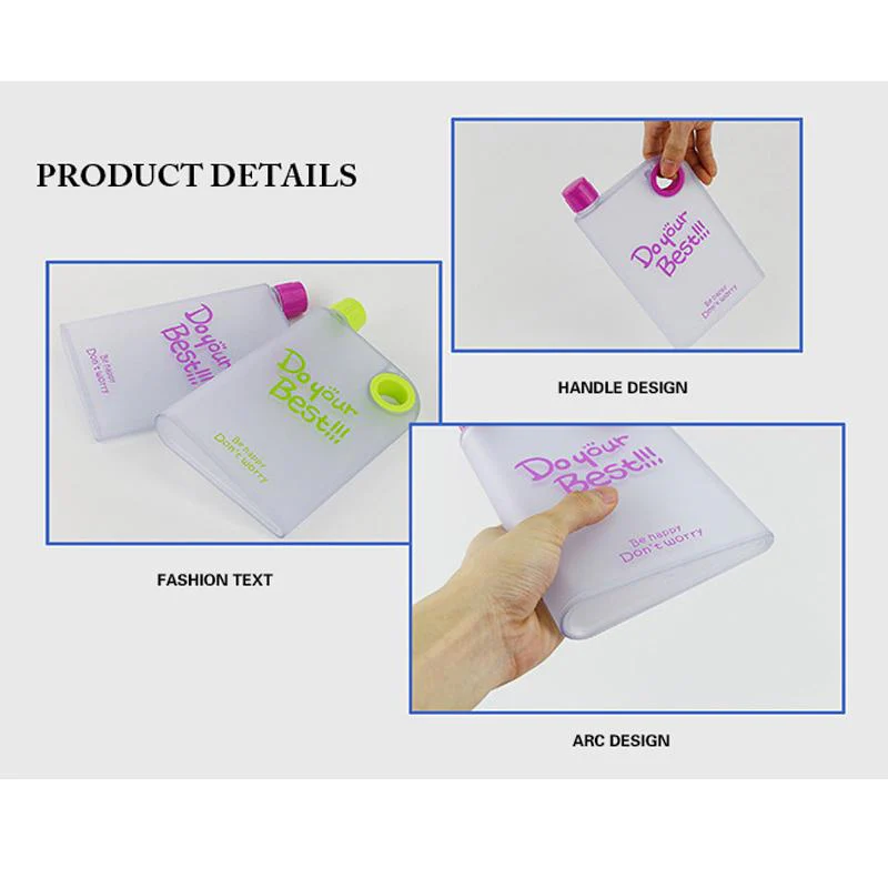 Slim Water Bottle – Notebook Design, 380ml | Own Hydrate - Image 8