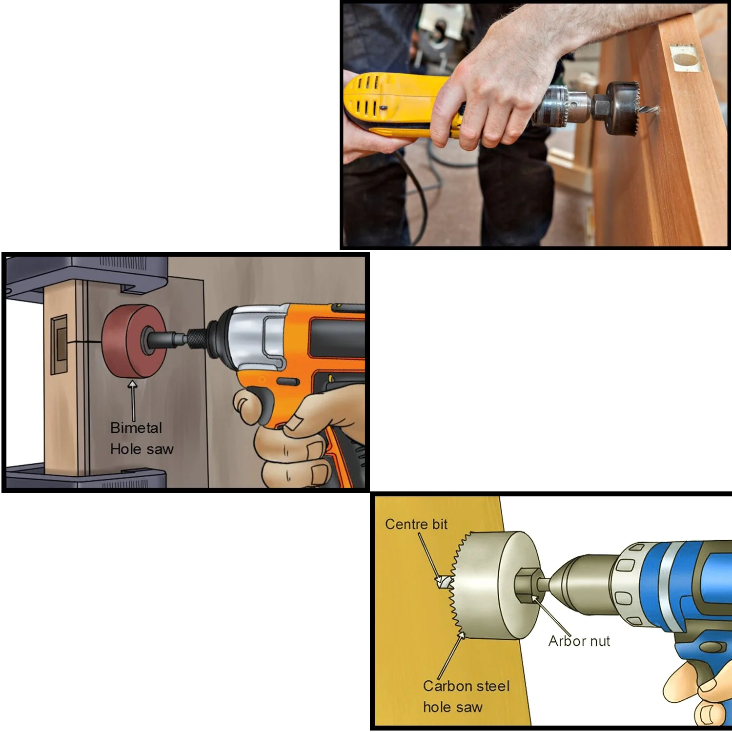 Hole Saw Kit 19-64mm – Carbon Steel Wood Drilling | BoltForce - Image 7