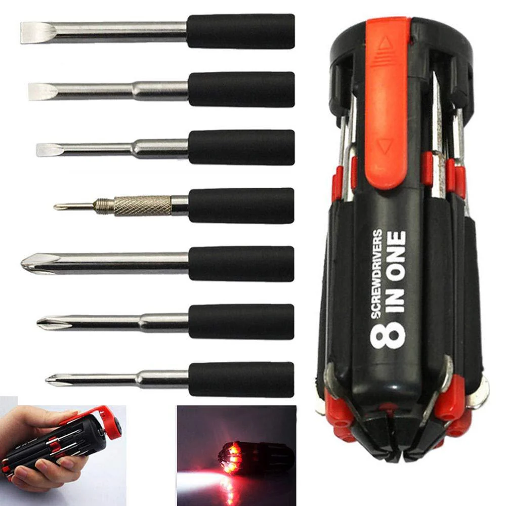 Multi-Function Screwdriver Kit – 8-in-1 LED Torch | BoltForce - Image 6