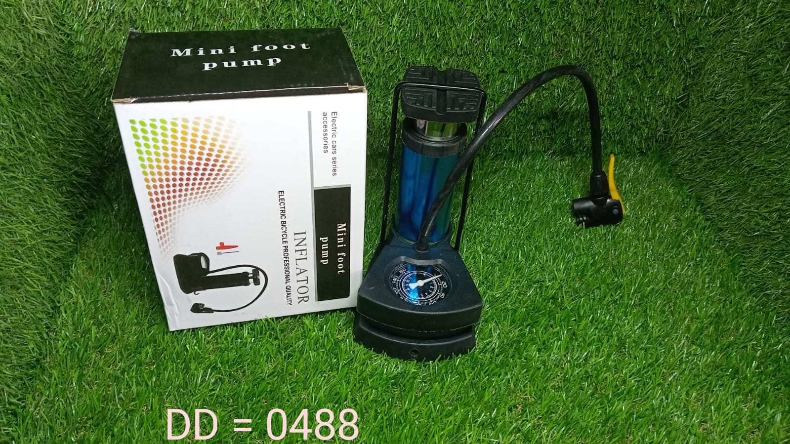 Mini Foot Pump – Portable Tire Inflator with Gauge | Velvet Wheels - Image 11