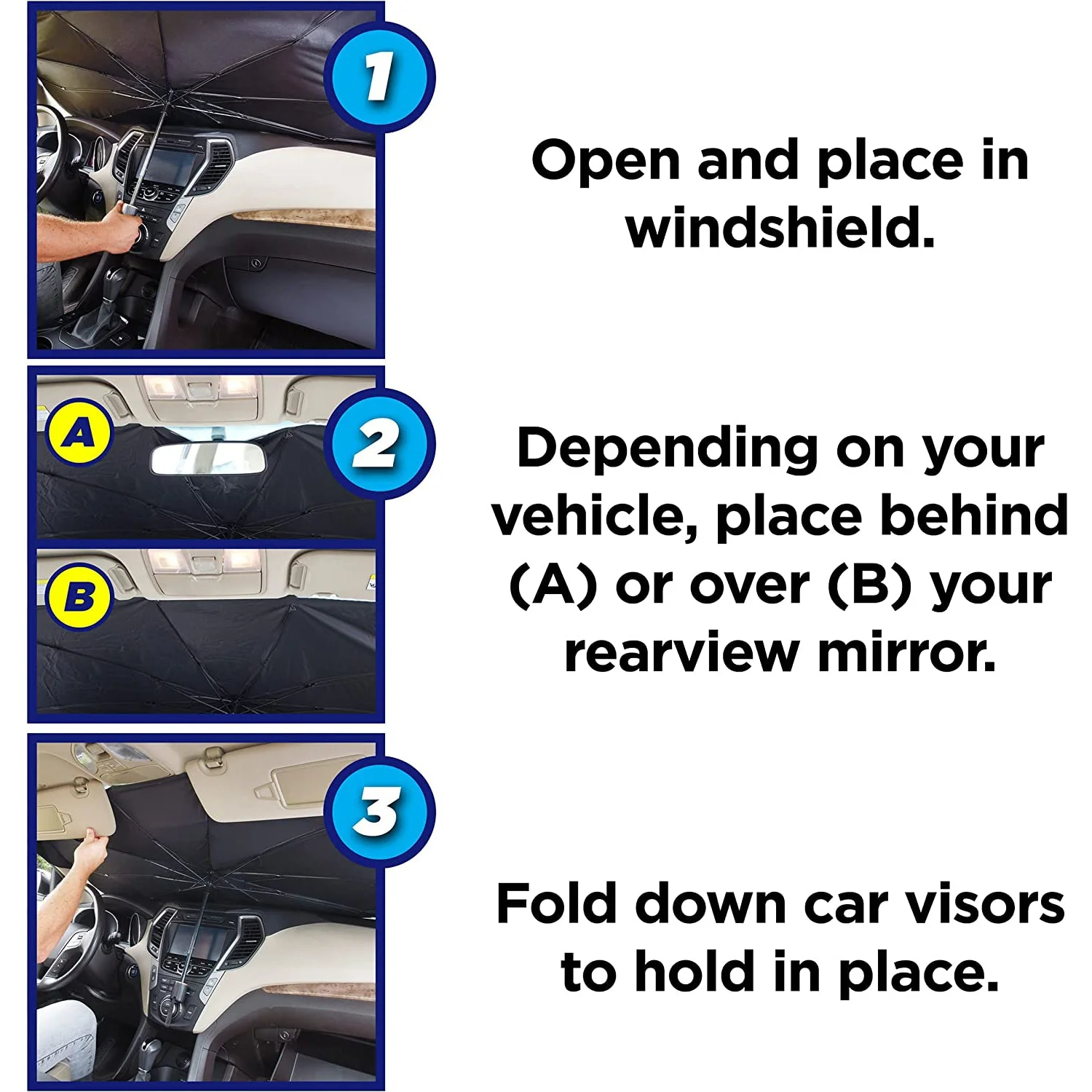 Car Windshield Sunshade – Foldable Heat Protection | Velvet Wheels - Image 7