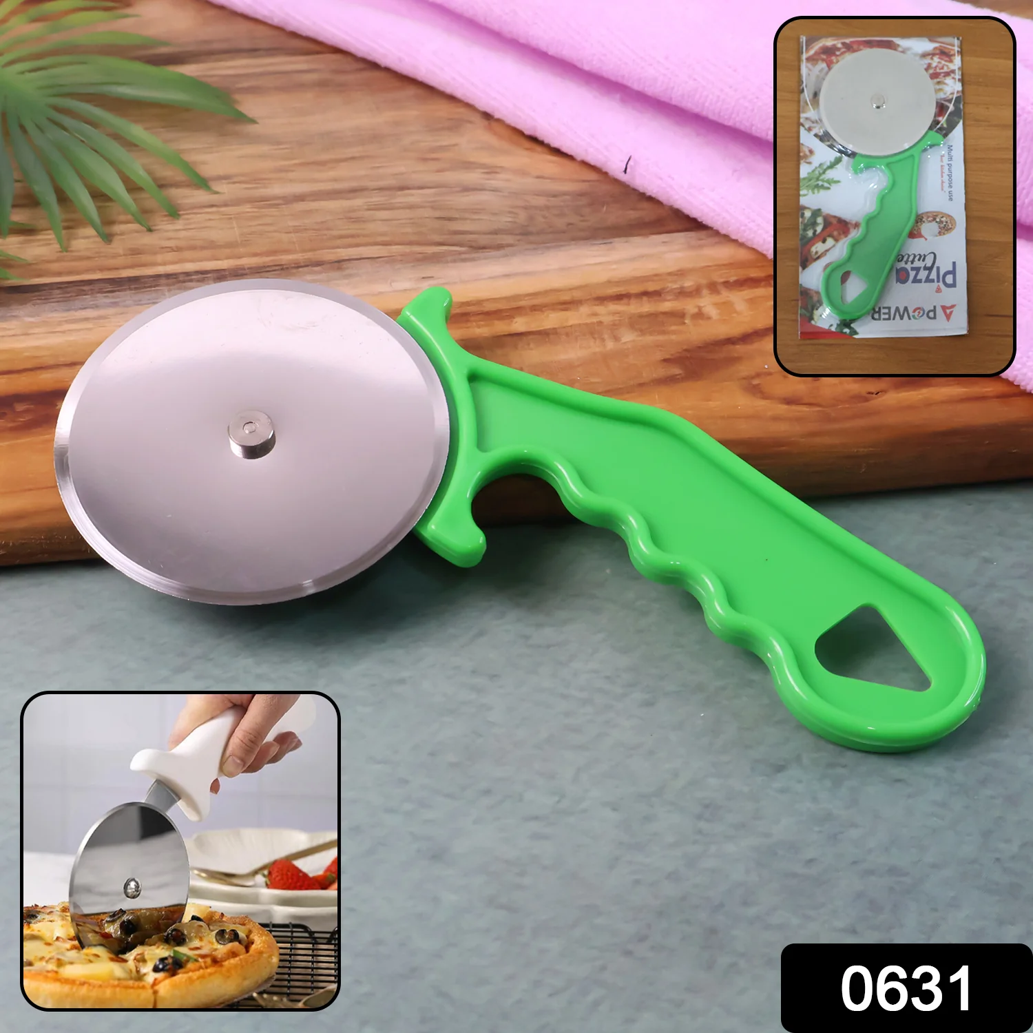 Pizza Cutter – Stainless Steel Wheel & Ergonomic Grip | Quickslice - Image 3