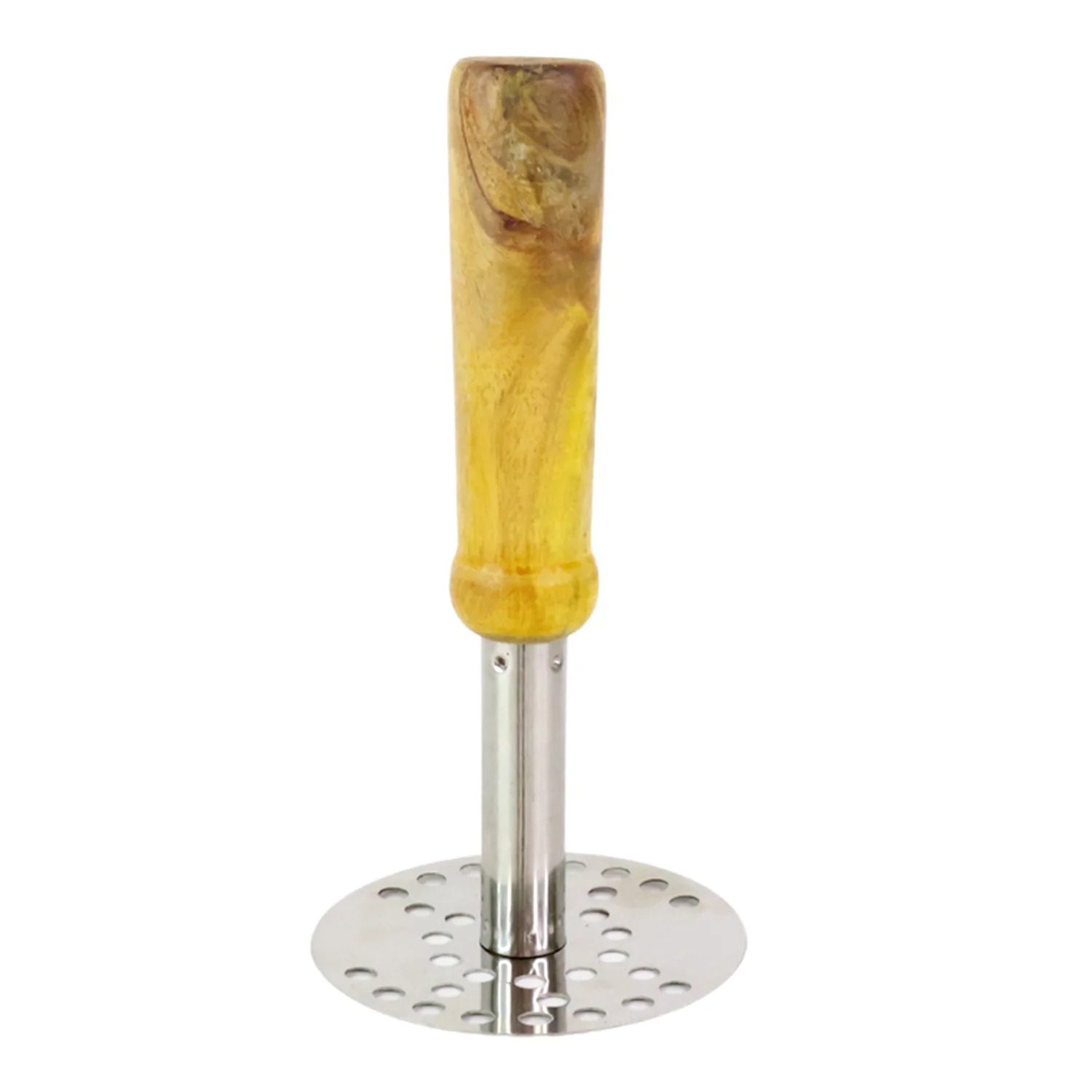 Stainless Steel Potato Masher – Ergonomic Wooden Handle | Quickslice - Image 9