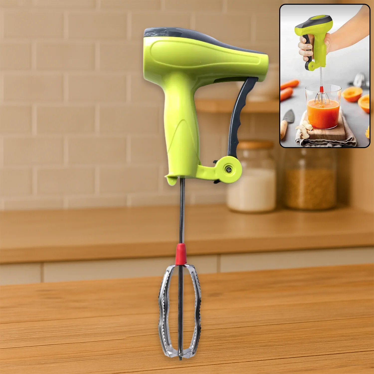 Manual Hand Blender – Stainless Steel Blades | Quickslice - Image 2
