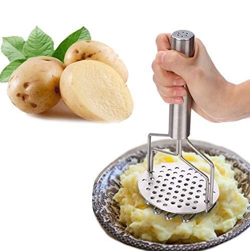 Stainless Steel Masher – Durable Hand Smasher for Kitchen | Mini Bubbles - Image 4