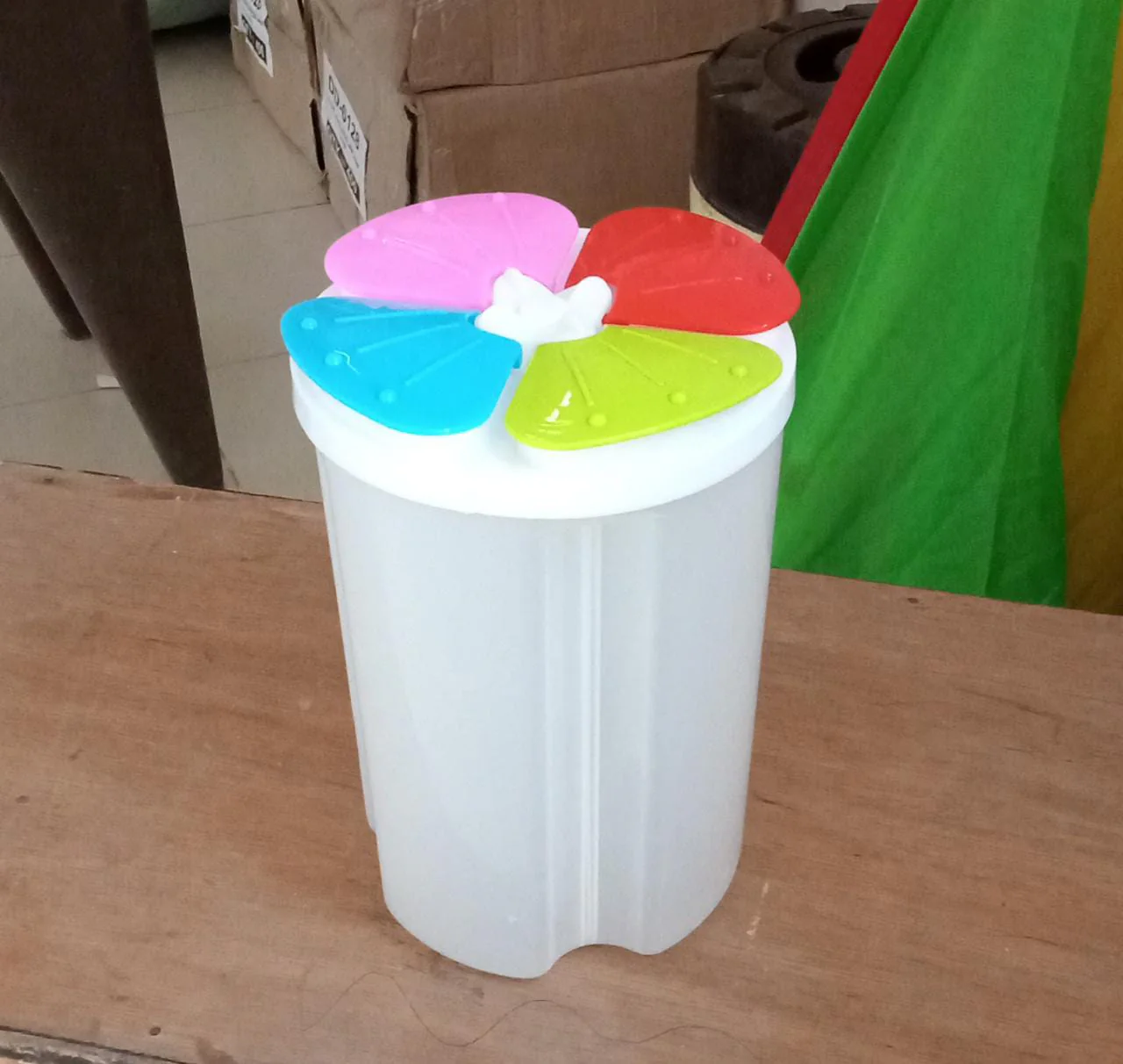 4 Section Kitchen Storage Jar – Airtight Food Container | Organivo - Image 6