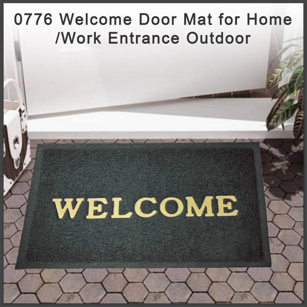 Welcome Door Mat – Durable Anti-Skid PVC for Home | Arrive Kit - Image 3