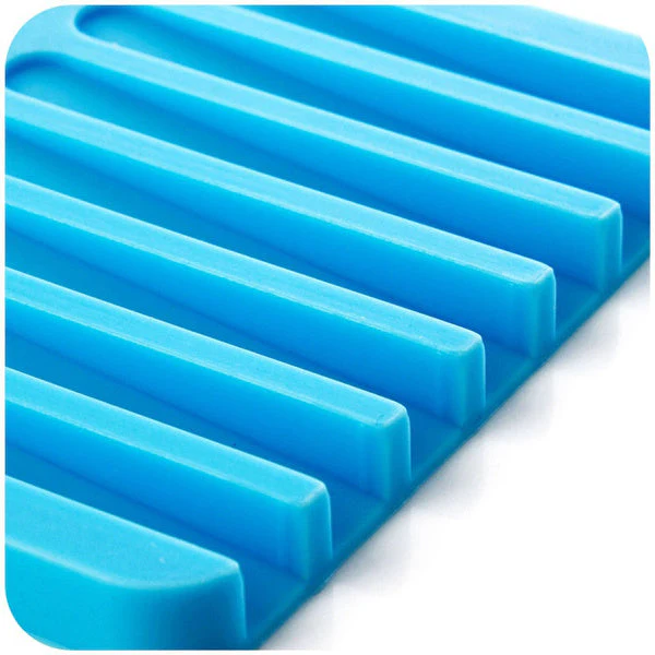Silicone Soap Holder – Self-Draining Dish for Shower | VelvetBubbles - Image 6