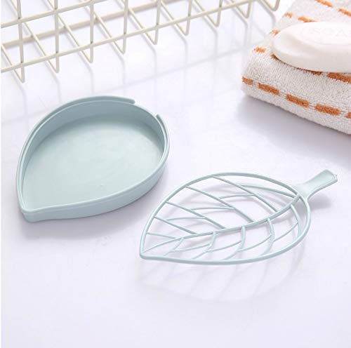 Leaf Shape Soap Holder – Draining Bathroom Dish | VelvetBubbles - Image 4