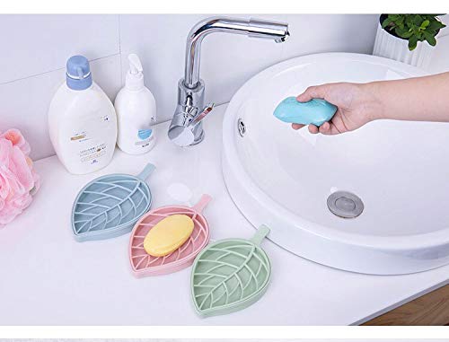 Leaf Shape Soap Holder – Draining Bathroom Dish | VelvetBubbles - Image 7