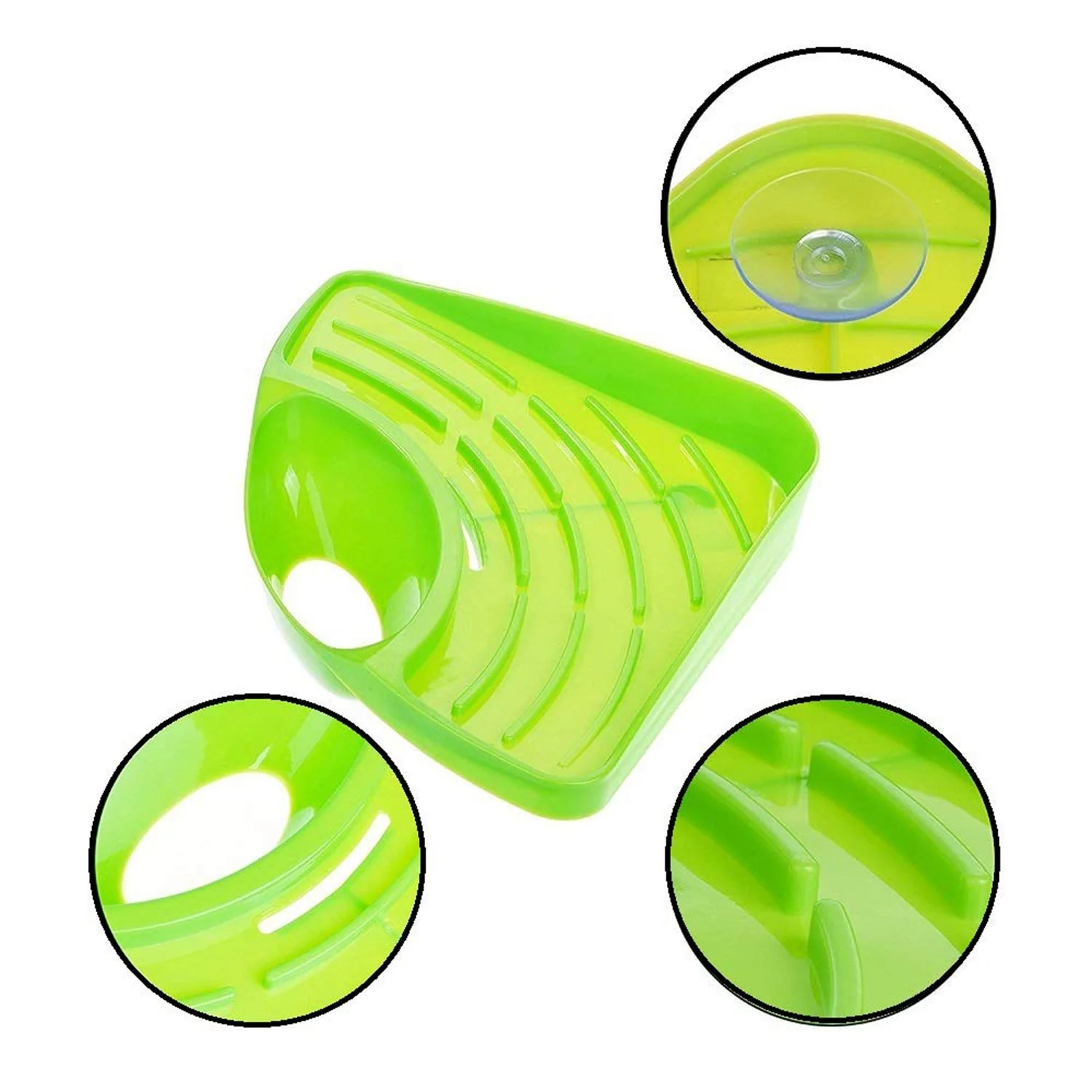 Corner Sink Strainer – Kitchen Waste & Sponge Holder | ShineCrest - Image 11