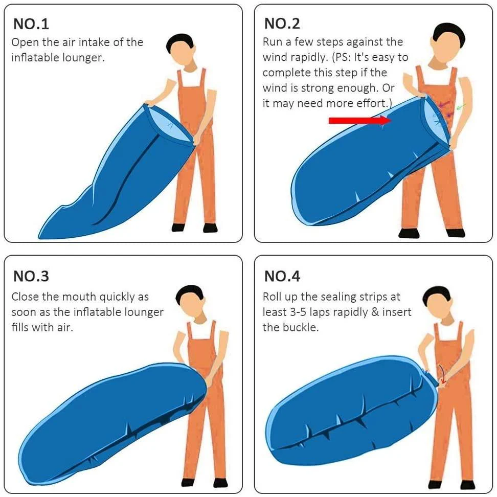 Inflatable Camping Lounger – Neck Support & Portable | Trekola - Image 7