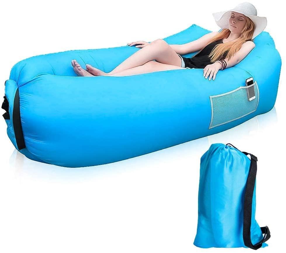 Inflatable Camping Lounger – Neck Support & Portable | Trekola - Image 9