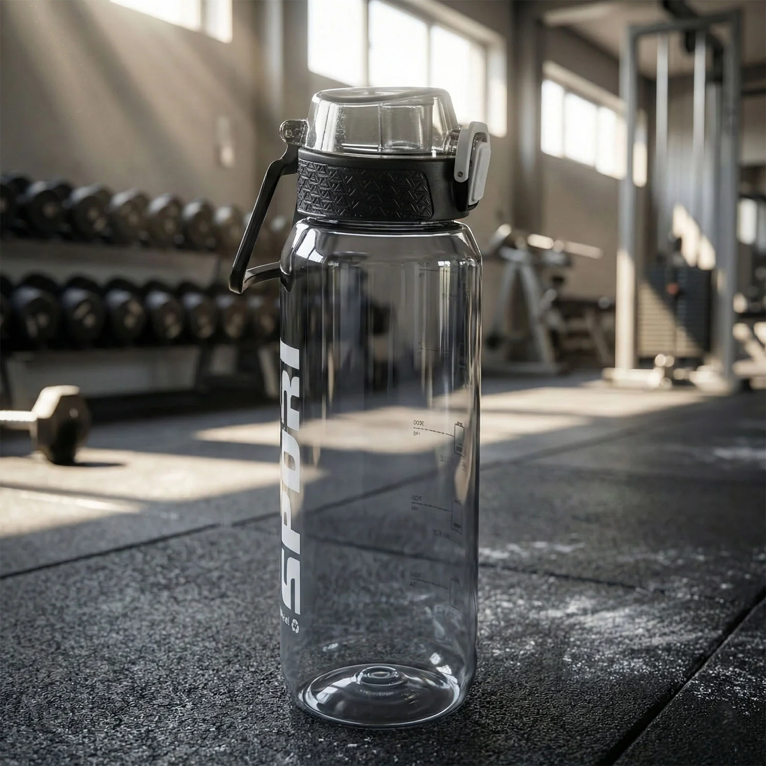 1000 ML Sports Water Bottle – Leakproof Flip Lock for Travel - Image 3