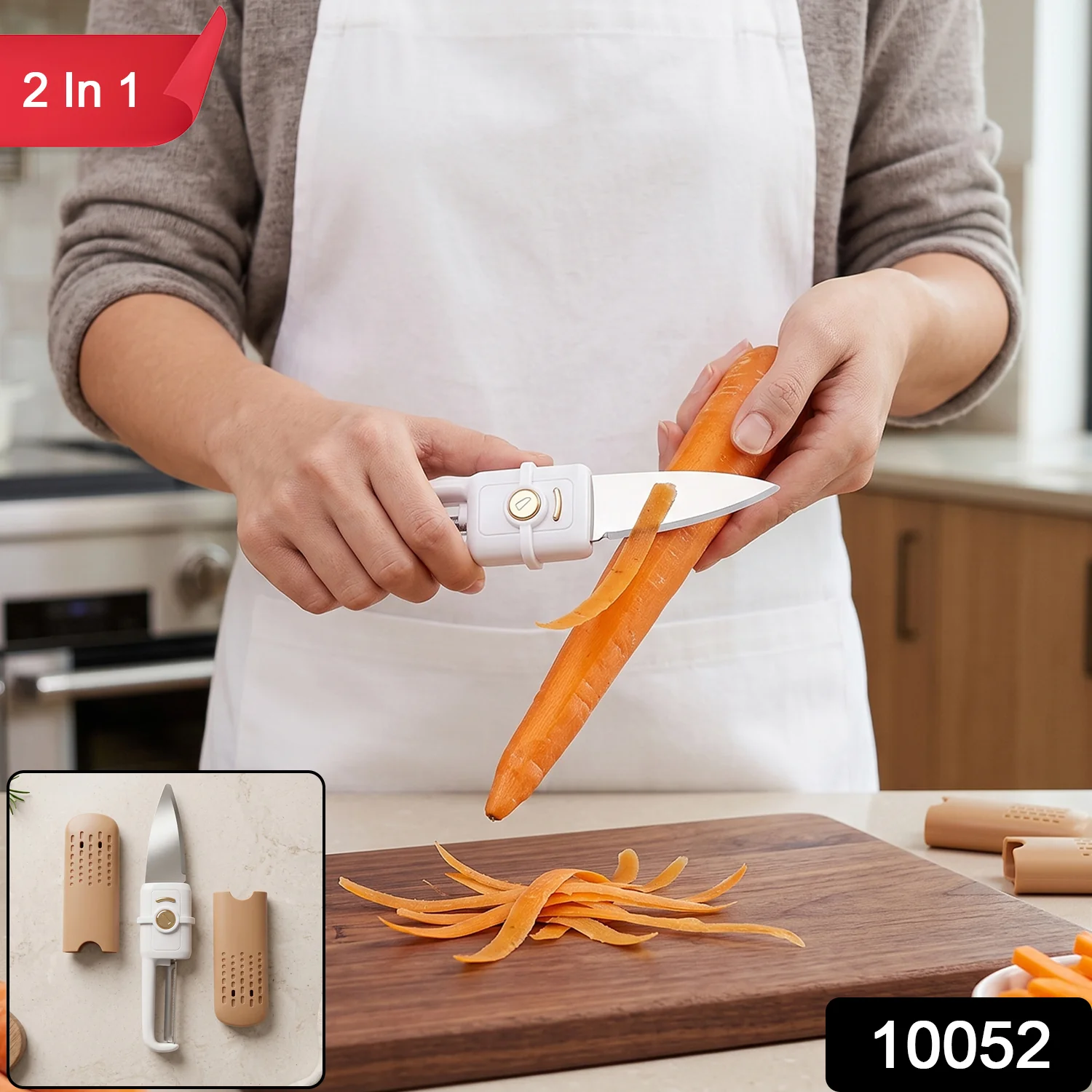 Multifunctional Peeler – 2-in-1 Knife & Sawtooth for Kitchen | ChefAura - Image 2