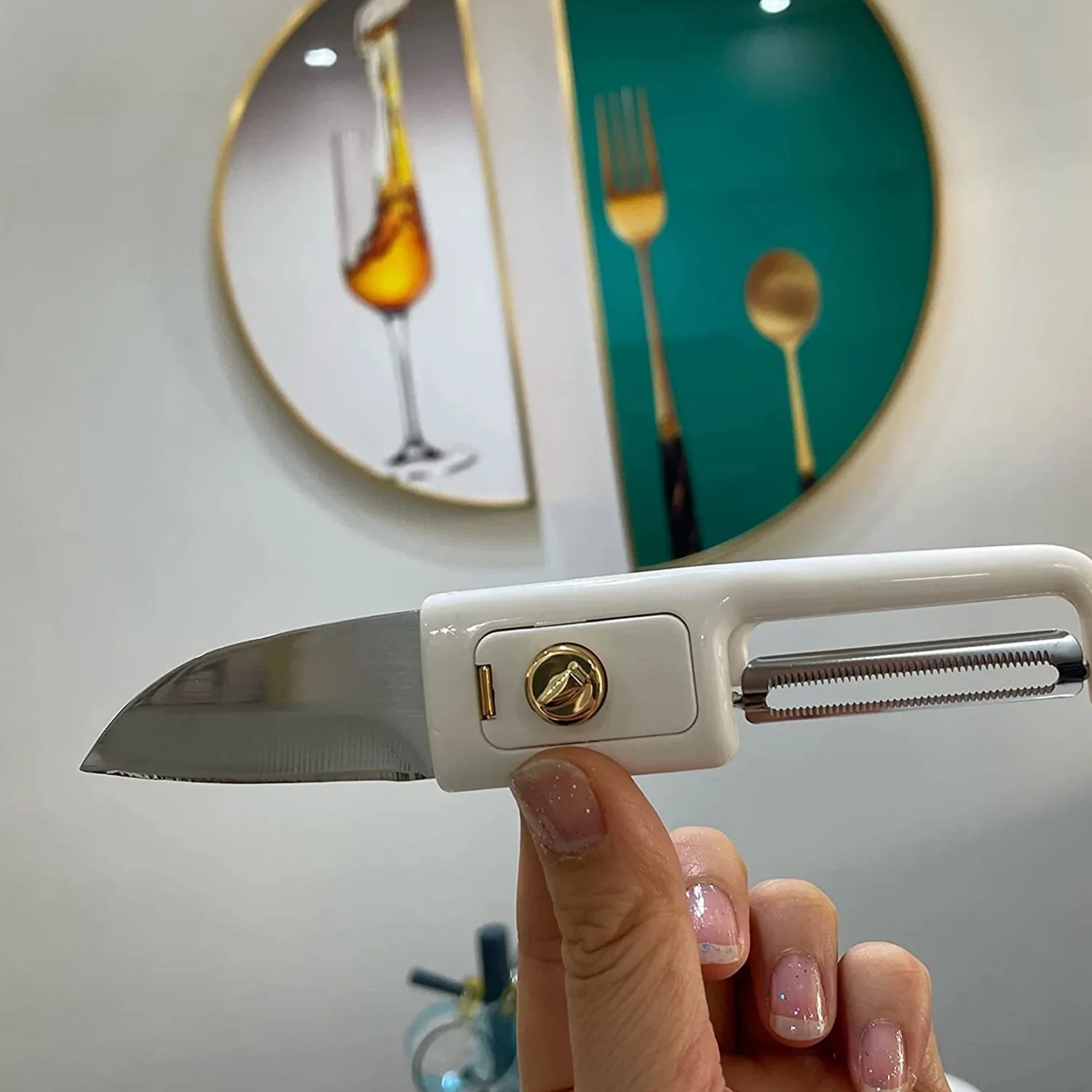 Multifunctional Peeler – 2-in-1 Knife & Sawtooth for Kitchen | ChefAura - Image 7