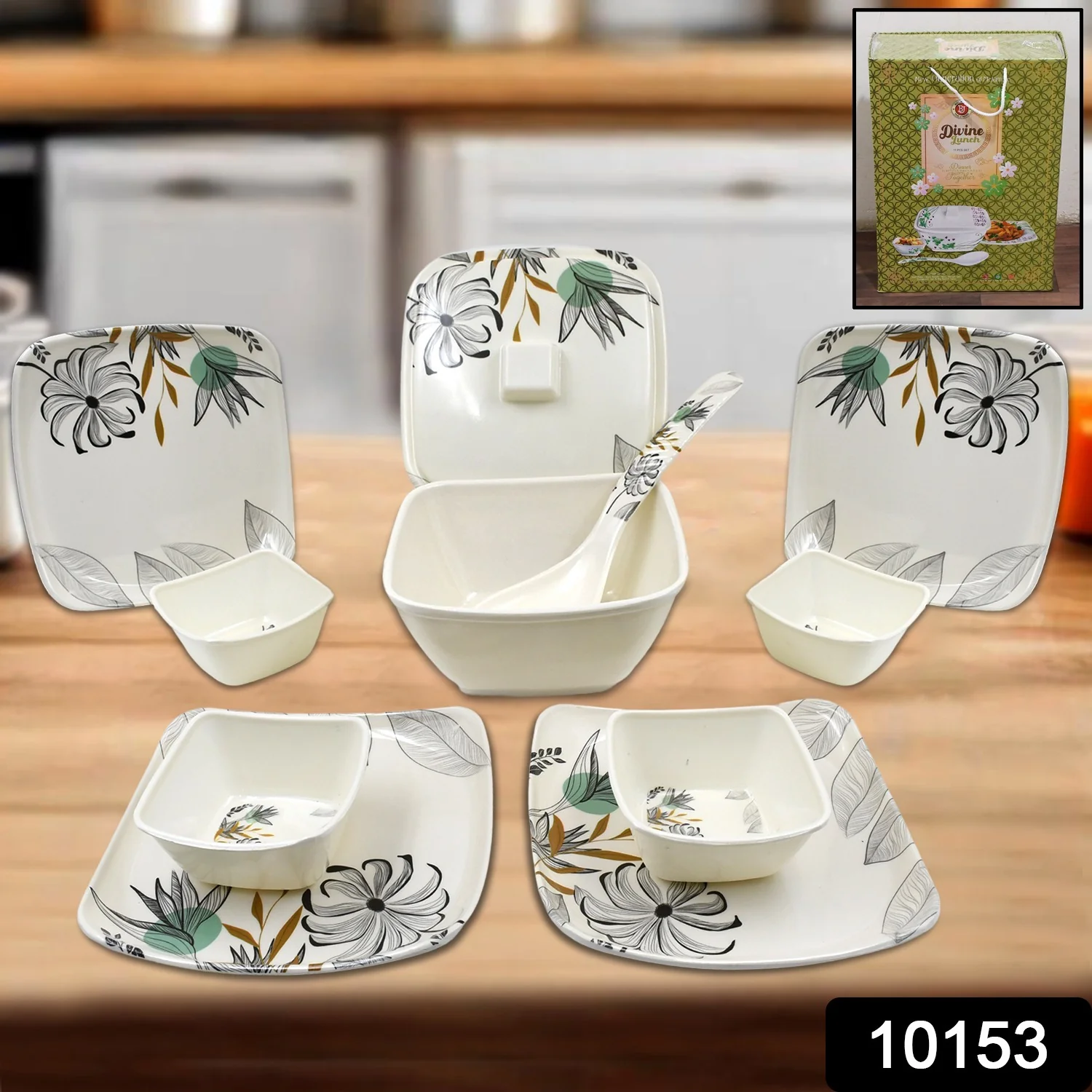 Plastic Dinner Set – 11-Piece Food-Grade Tableware | Jiaqi - Image 2
