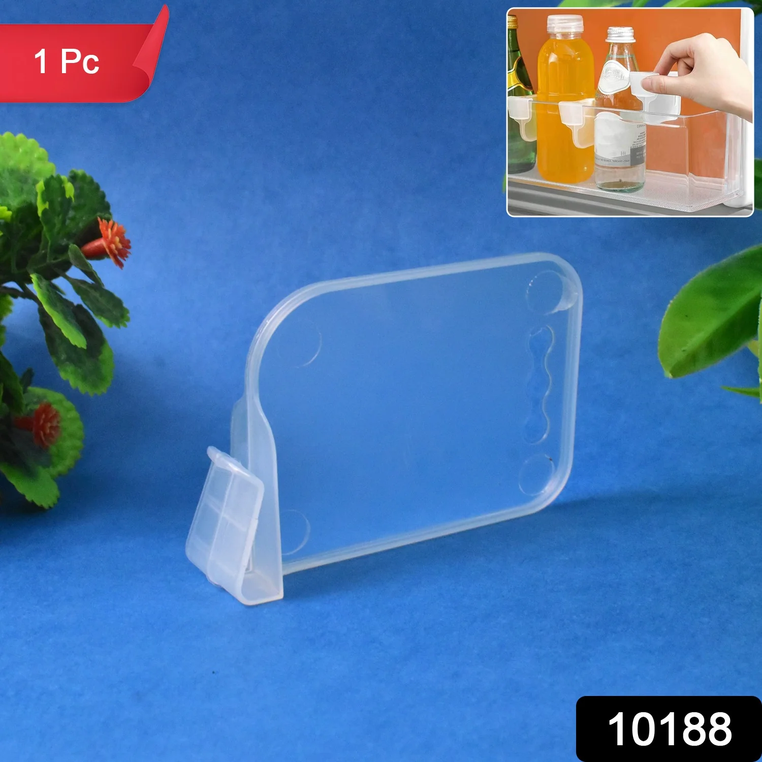 Plastic Storage Basket Organizer – Adjustable Fridge Space Saver - Image 2