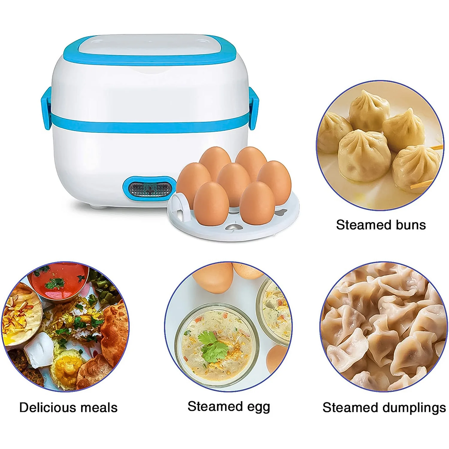 Electric Lunch Box – 3-in-1 Stainless Steel Food Heater | Lunchie Bunchie - Image 4