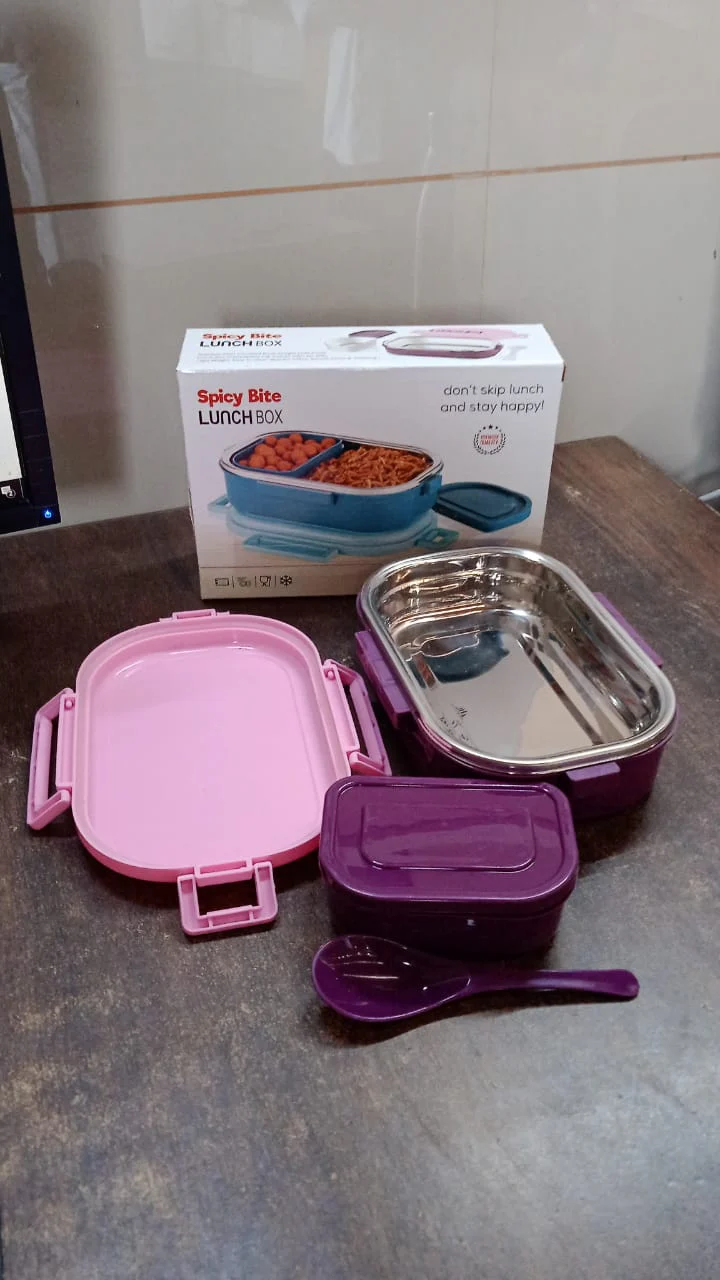 Stainless Steel Lunch Box – 3-in-1 Leakproof Set | Lunchie Bunchie - Image 7