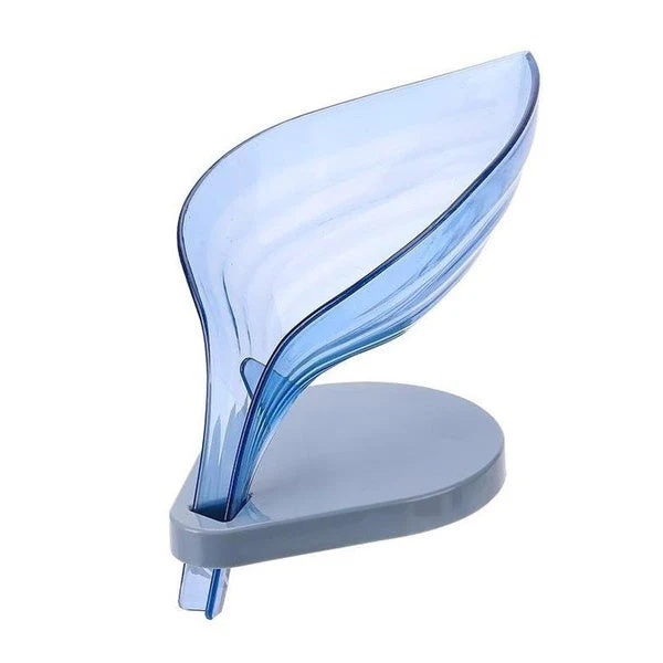 Self-Draining Soap Dish – Leaf Design Bathroom Holder | Velvet Wipe - Image 4