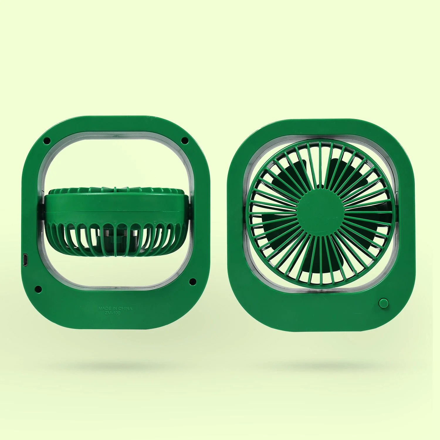 Portable USB Fan – Rechargeable, 2-Speed, 180° Rotating | DeoDap - Image 8