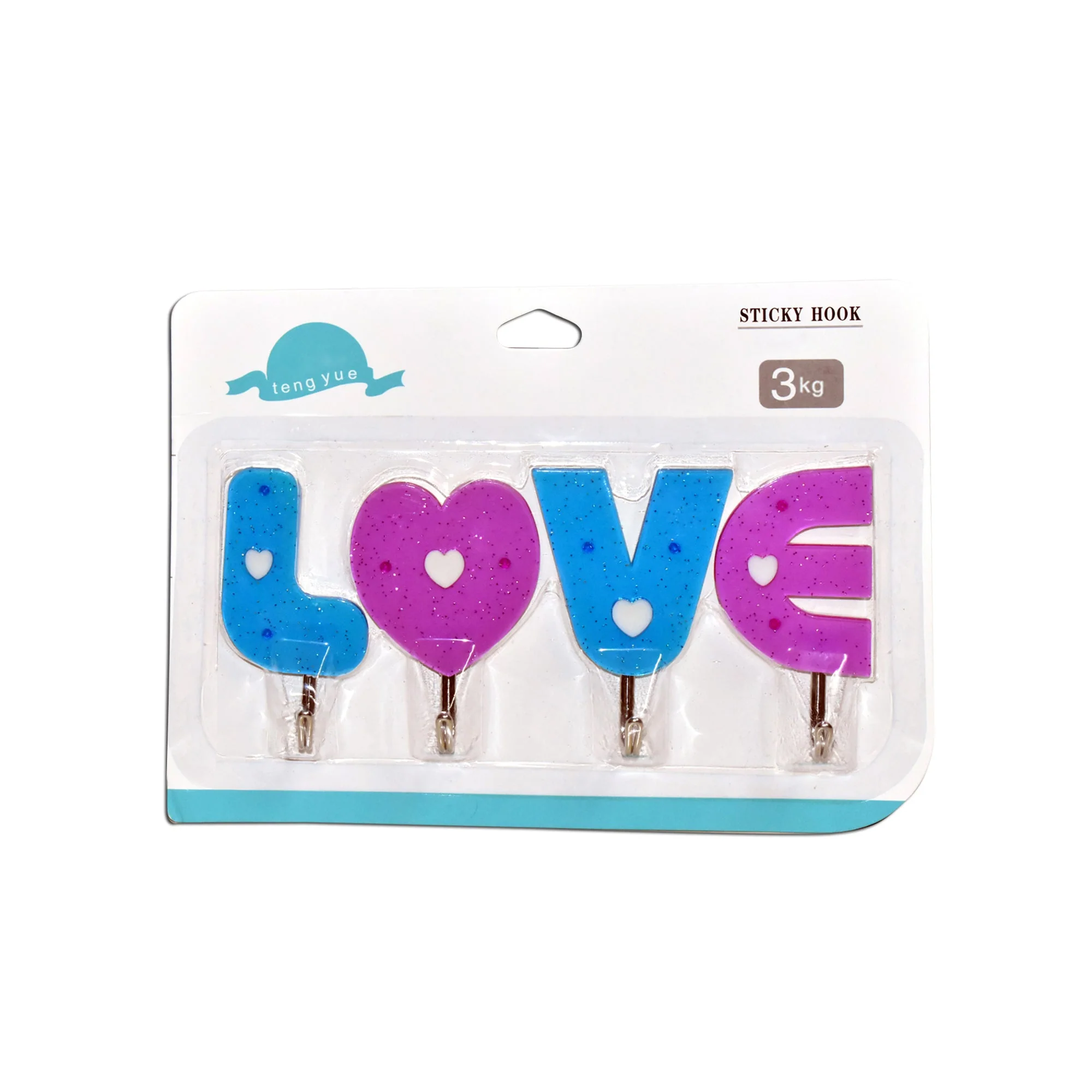 Self Adhesive Hooks – Love Shape Wall Organizers for Home | Indo Glow - Image 4