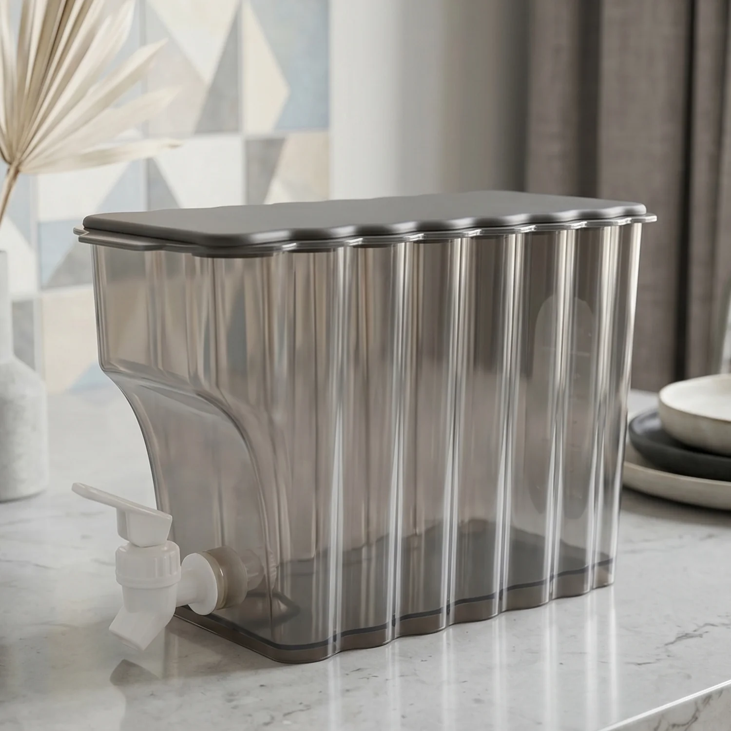 Water Jug with Tap Dispenser – 3.6 Litre Compact Plastic Design - Image 4