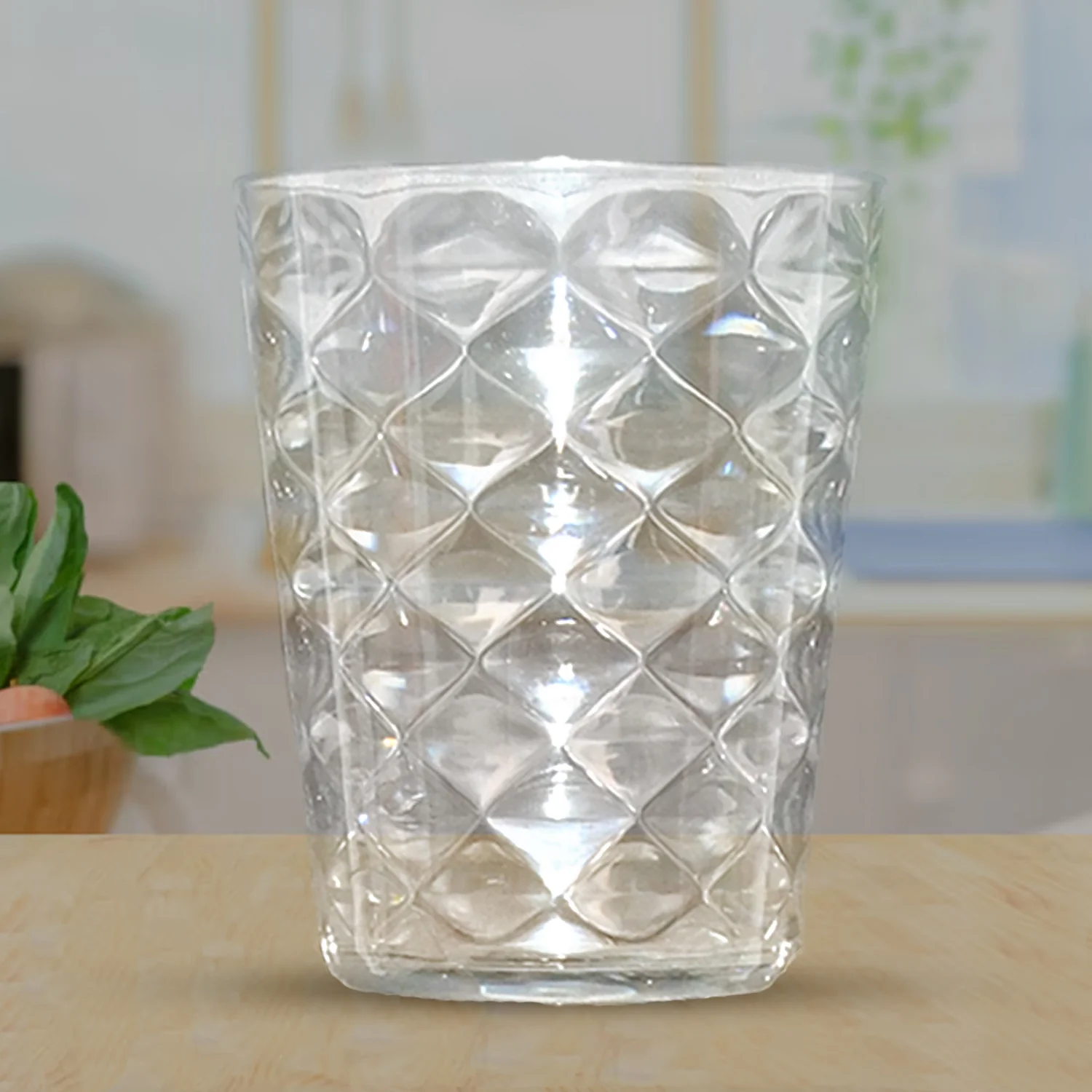 Pyramid Glass – 300 ML Unbreakable Plastic Tumbler - Image 6