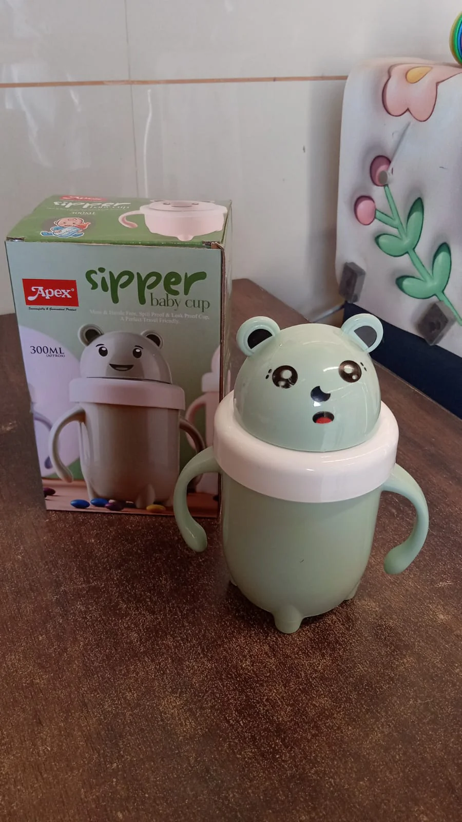 Sipper Baby Training Cup – Leak & Spill Proof 300ML Handle Design - Image 7