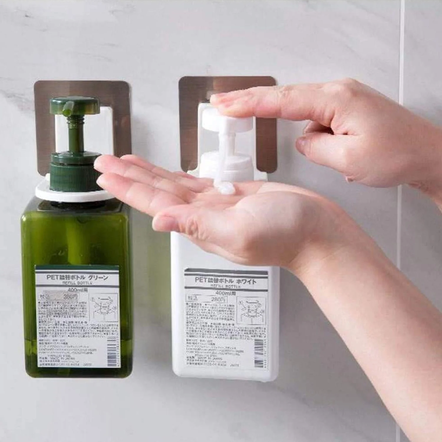 Adhesive Bathroom Hook – No-Drill Shampoo Holder | VelvetBubbles - Image 3