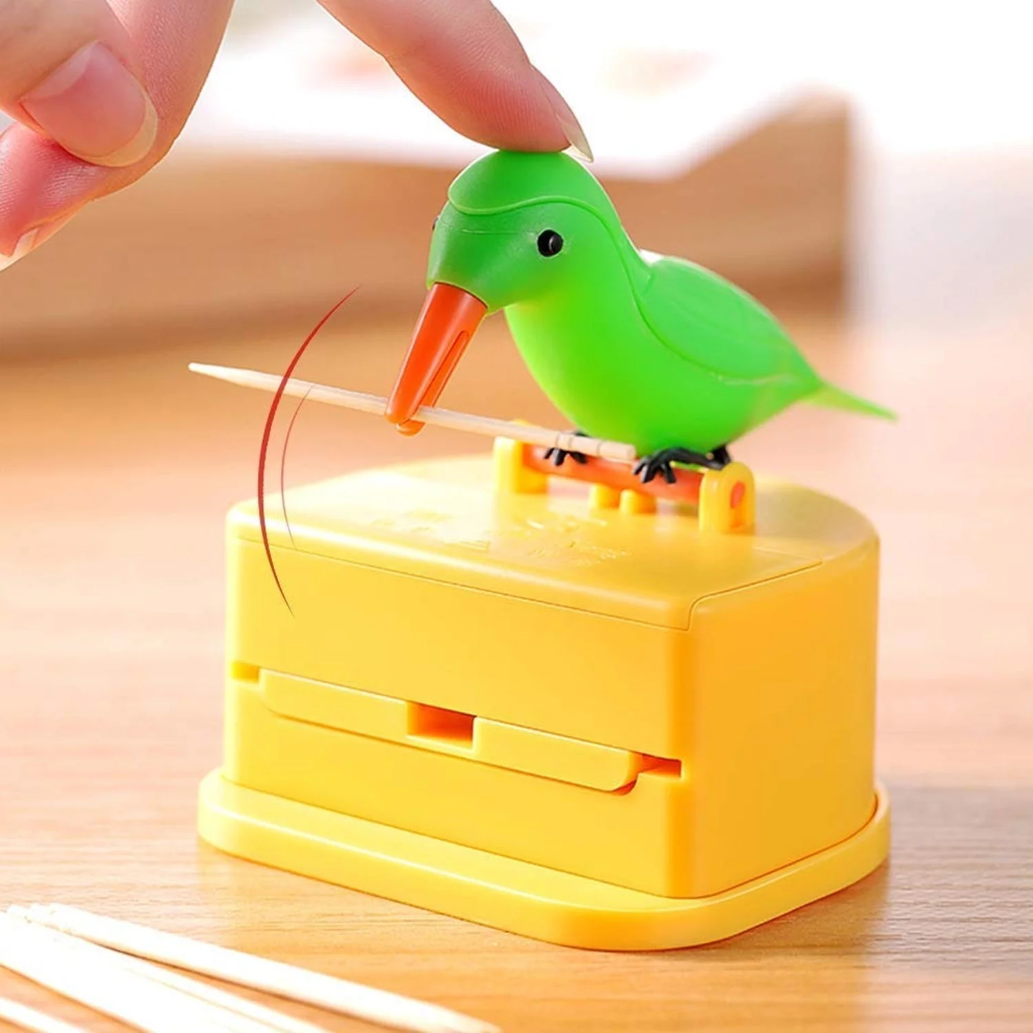Bird Toothpick Dispenser – Portable Automatic Storage Box - Image 3