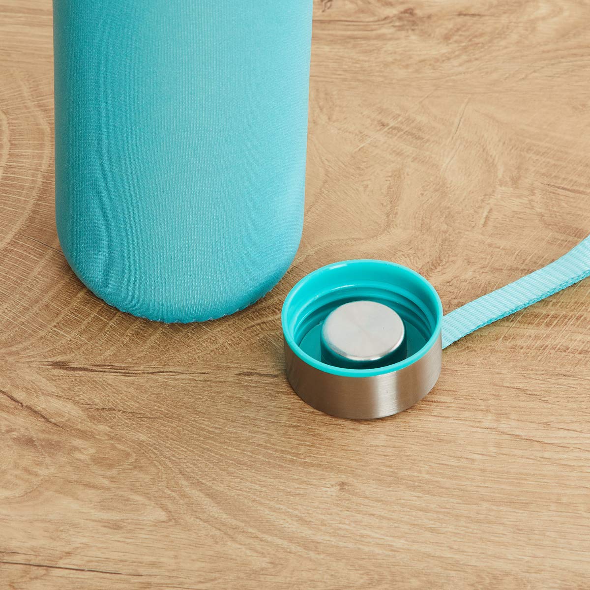 Glass Water Bottle 500ml – Leakproof & Portable | Own Hydrate - Image 3
