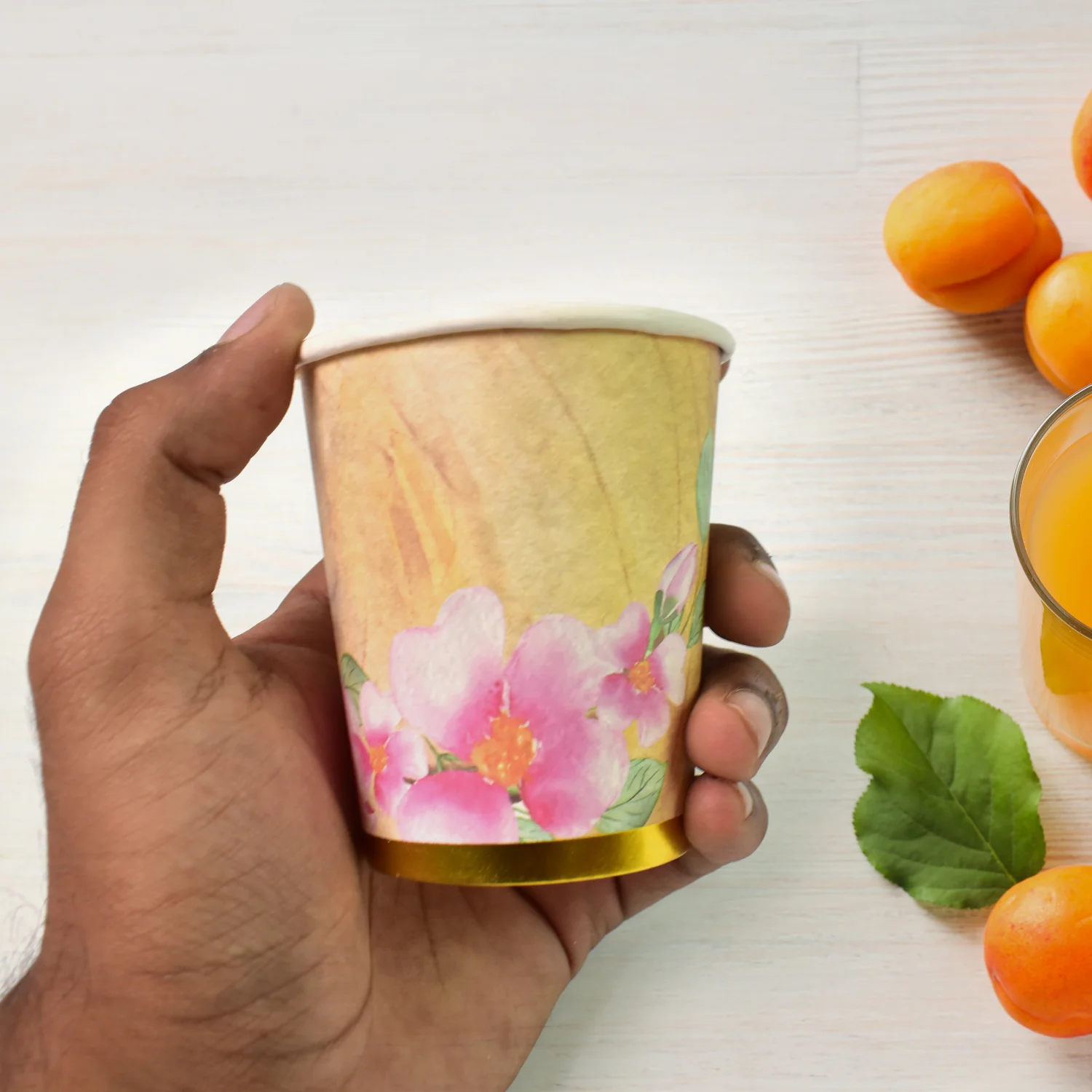 Disposable Paper Cups – Mixed Colour 3 Pcs Set | hydrozilla - Image 3