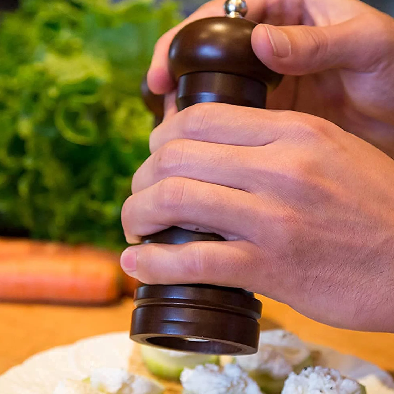 Wooden Pepper Mill – Adjustable Ceramic Grinder | Grippy - Image 7