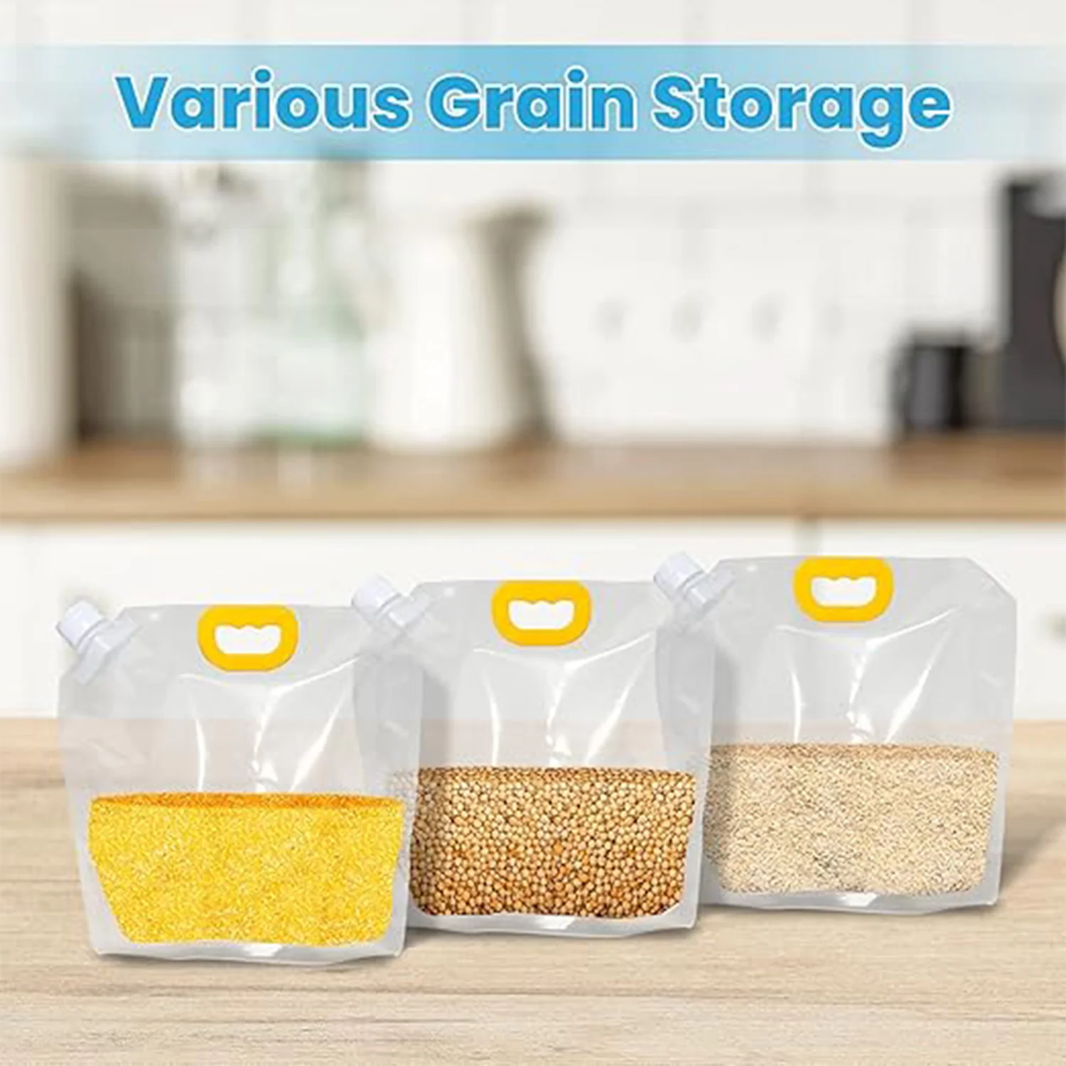 Airtight Storage Bag 30x24cm – Keeps Grains Fresh Longer - Image 5