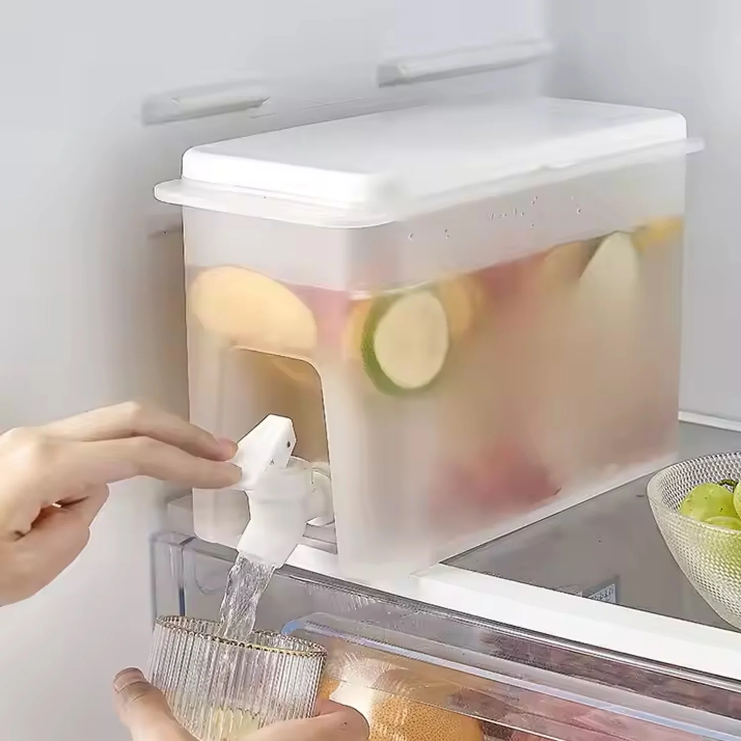Water Dispenser Jug 3.5L with Faucet – Refrigerator Safe | Indo Glow - Image 6