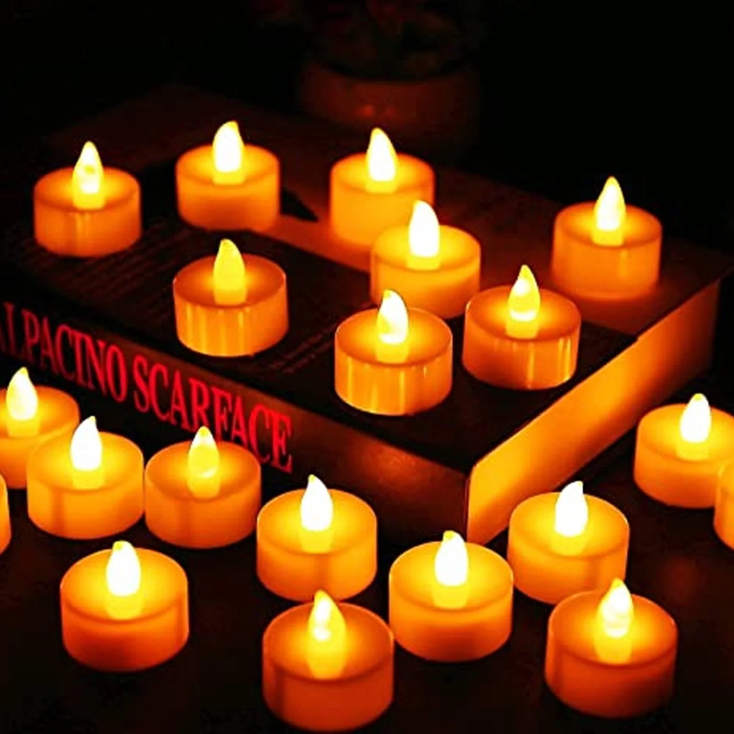 LED Tealight Candles – White 24 Pcs for Diwali Decor | Indo Glow - Image 7
