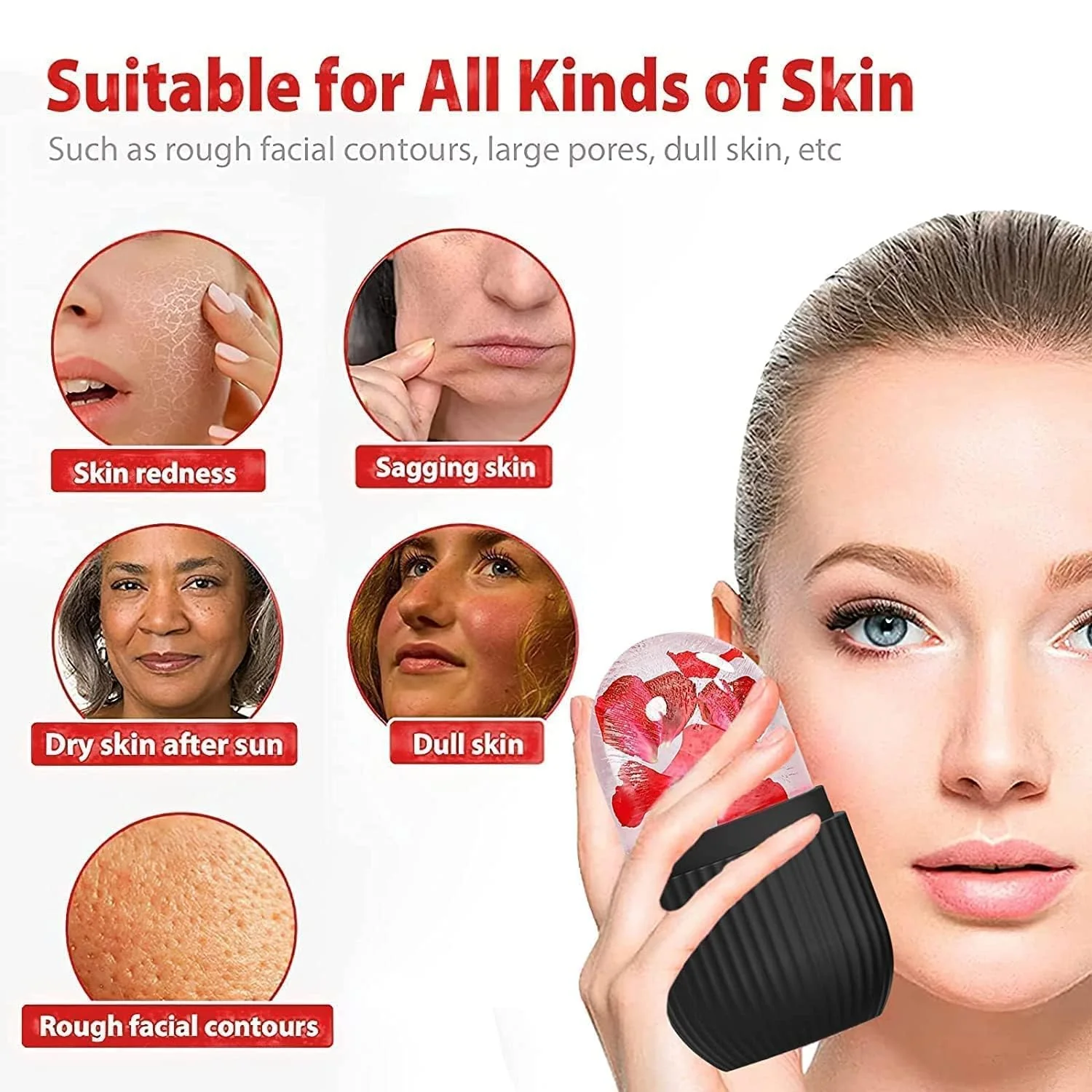 Face Ice Roller – Reduce Puffiness & Swelling | Velvet Wellness - Image 7