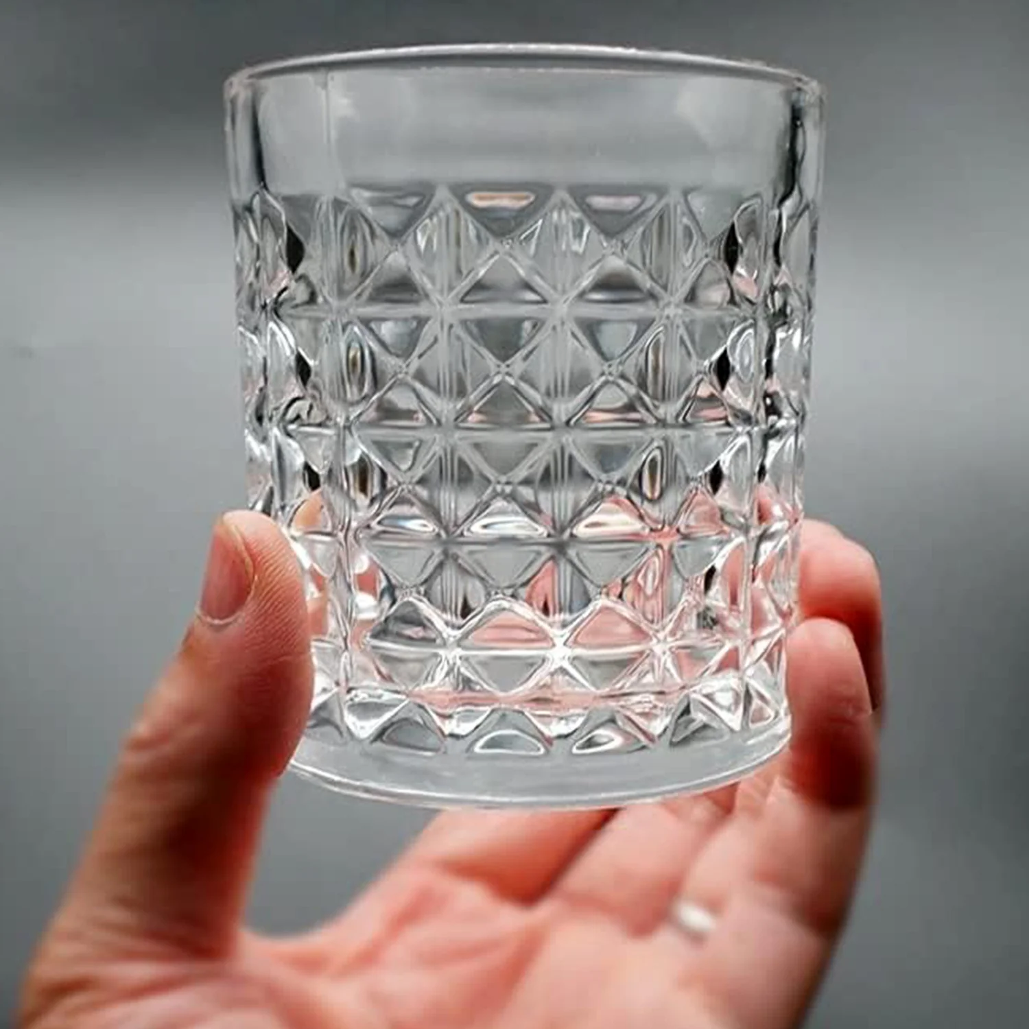 Glass Tumbler Set – Diamond-Cut 6 Pc Elegant Drinking Glasses | Serve Stellar - Image 7