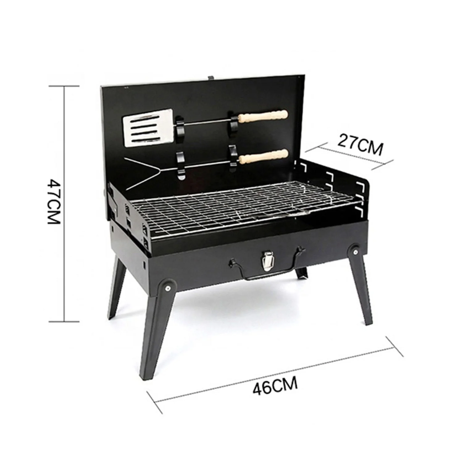 Portable Barbecue Grill – Stainless Steel Compact Briefcase | FirePot - Image 5