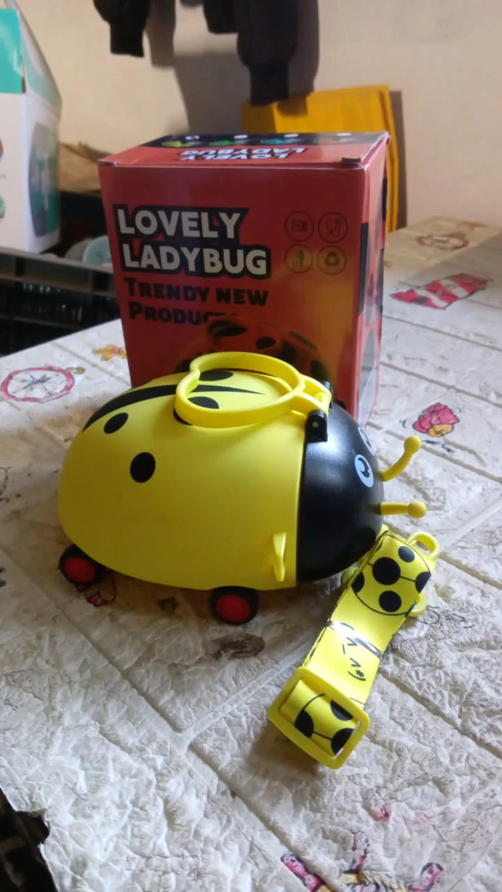 Kids Water Bottle – Cute Bug Shape, 1L with Straw & Strap | Own Hydrate - Image 11