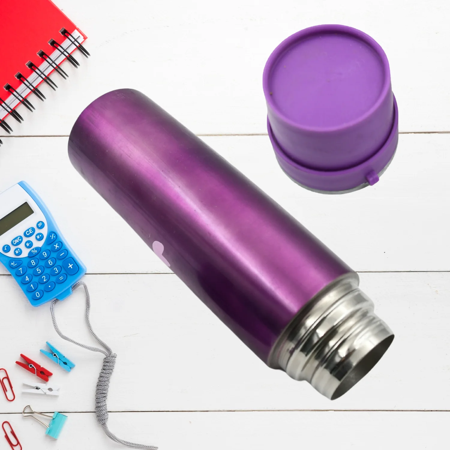 Stainless Steel Water Bottle – 500 ML Leak-Proof | Hot & Cold | VoltDesk - Image 5